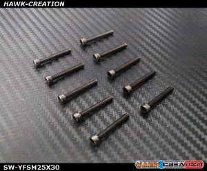 YFS Screw M2.5X30 Hex - 10pcs